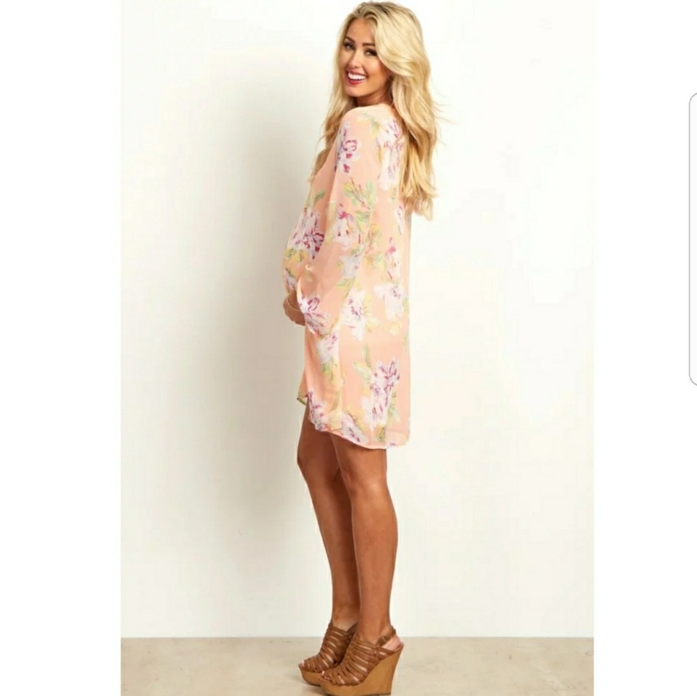 Blush Floral Dress